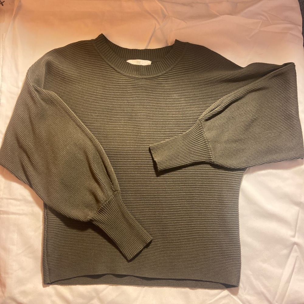 Dark green sweater